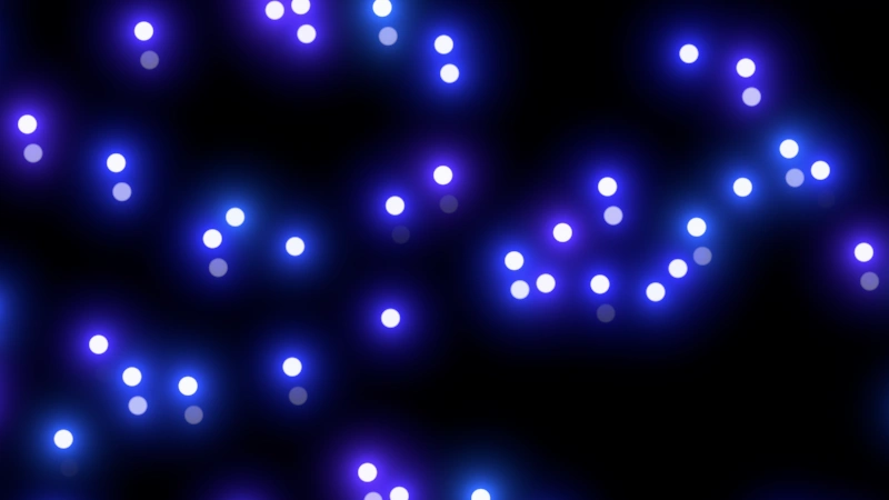 LED Rain — Purple LED Flow